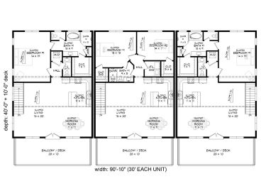 2nd Floor Plan, 062M-0011