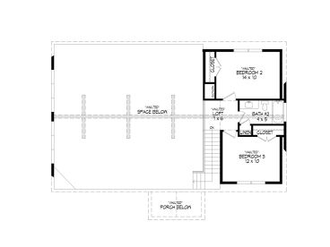 2nd Floor Plan, 062H-0472