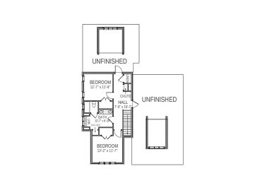 2nd Floor Plan, 067H-0037