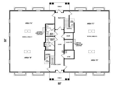 1st Floor Plan, 006C-0064