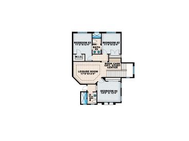2nd Floor Plan, 040H-0029