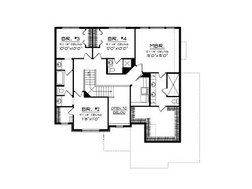 2nd Floor Plan, 020H-0416