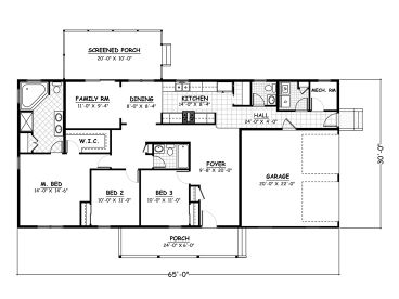 Floor Plan, 078H-0035