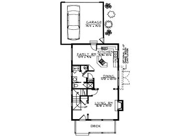 1st Floor Plan, 026H-0038