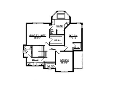 2nd Floor Plan, 022H-0094