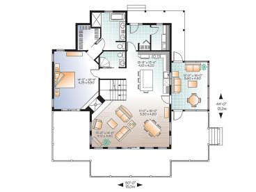 1st Floor Plan, 027H-0453