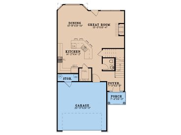 1st Floor Plan, 074H-0155