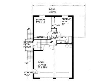 1st Floor Plan, 012G-0082