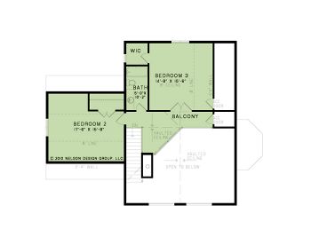 2nd Floor Plan, 025H-0274