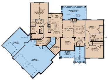 1st Floor Plan, 074H-0145