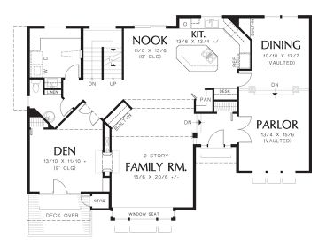 1st Floor Plan, 034H-0337