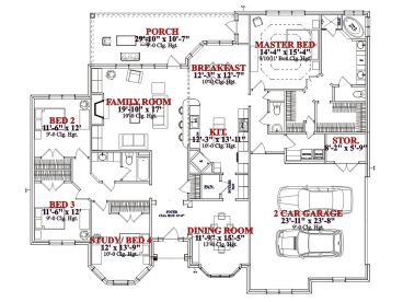 Floor Plan, 073H-0077