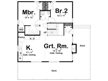 1st Floor Plan, 050H-0290