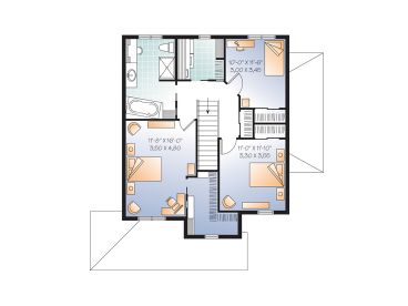 2nd Floor Plan, 027H-0215