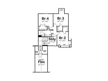 2nd Floor Plan, 031H-0341
