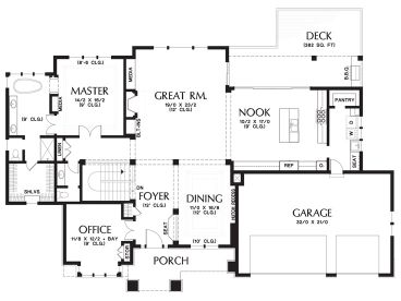 Floor Plan, 034H-0307