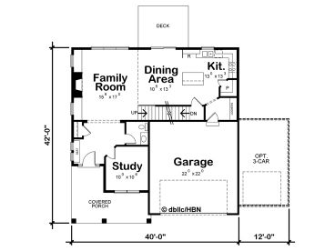 1st Floor Plan, 031H-0382