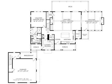 1st Floor Plan, 086H-0112