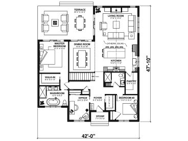 Floor Plan, 027H-0557