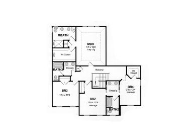 2nd Floor Plan, 014H-0092