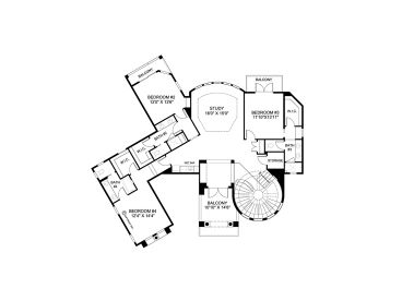 2nd Floor Plan, 069H-0084