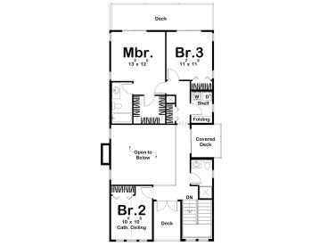 2nd Floor Plan, 050H-0409