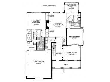 1st Floor Plan, 063H-0019