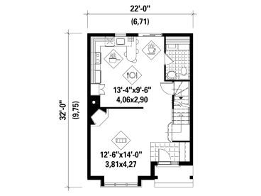 1st Floor Plan, 072H-0026