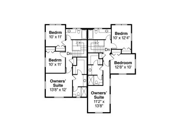 2nd Floor Plan, 051M-0024