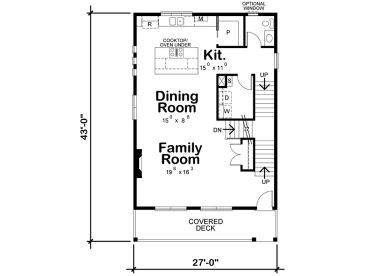 1st Floor Plan, 031H-0513