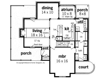 1st Floor Plan, 021H-0211