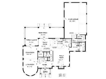 1st Floor Plan, 019H-0220