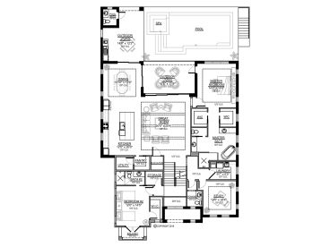 2nd Floor Plan, 070H-0069