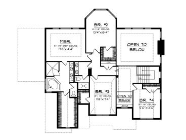 2nd Floor Plan, 020H-0399