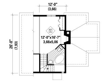 2nd Floor Plan, 072H-0006