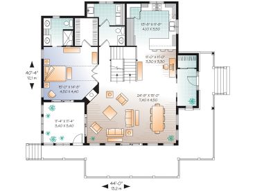 1st Floor Plan, 027H-0347