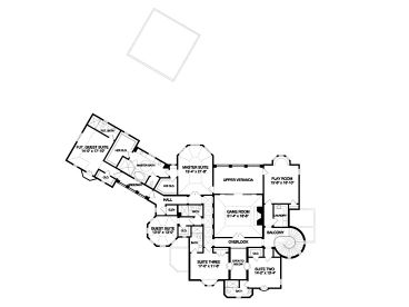 2nd Floor Plan, 029H-0130