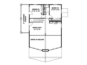 2nd Floor Plan, 012H-0306