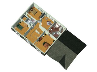 2nd Floor Plan, 072H-0009