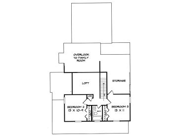 2nd Floor Plan, 019H-0089