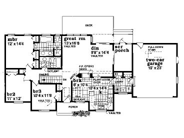 Floor Plan, 032H-0064