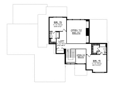 2nd Floor Plan, 020H-0422