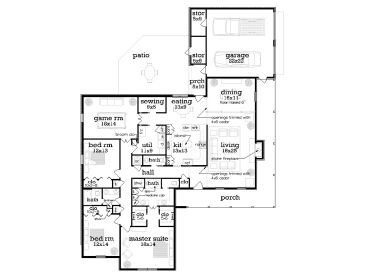 Floor Plan, 021H-0265