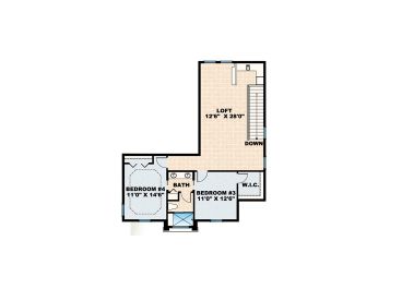 2nd Floor Plan, 040H-0081