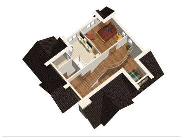 2nd Floor Plan, 072H-0182