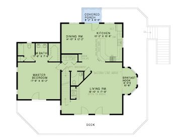 1st Floor Plan, 025H-0274