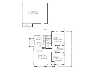 1st Floor Plan, 054H-0089