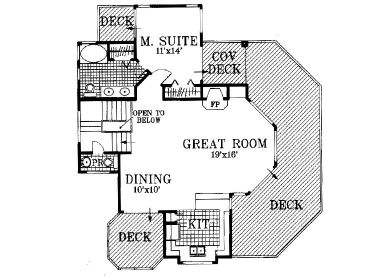 2nd Floor Plan, 041H-0009