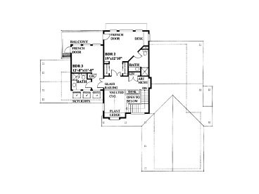 2nd Floor Plan, 010H-0019