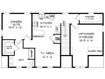 2nd Floor Plan, 019G-0036
